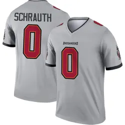 Nike Billy Schrauth Tampa Bay Buccaneers Legend Gray Inverted Jersey - Youth