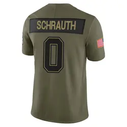 Nike Billy Schrauth Tampa Bay Buccaneers Limited Olive 2025 Salute to Service Jersey - Youth