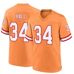 Nike Bryce Hall Tampa Bay Buccaneers Game Orange Throwback Jersey - Youth