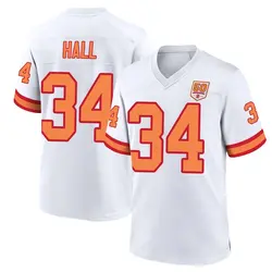 Nike Bryce Hall Tampa Bay Buccaneers Game White '76 50th Season Jersey - Men's