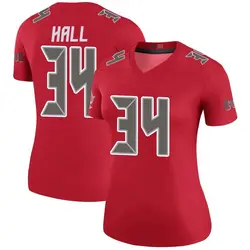 Nike Bryce Hall Tampa Bay Buccaneers Legend Red Color Rush Jersey - Women's
