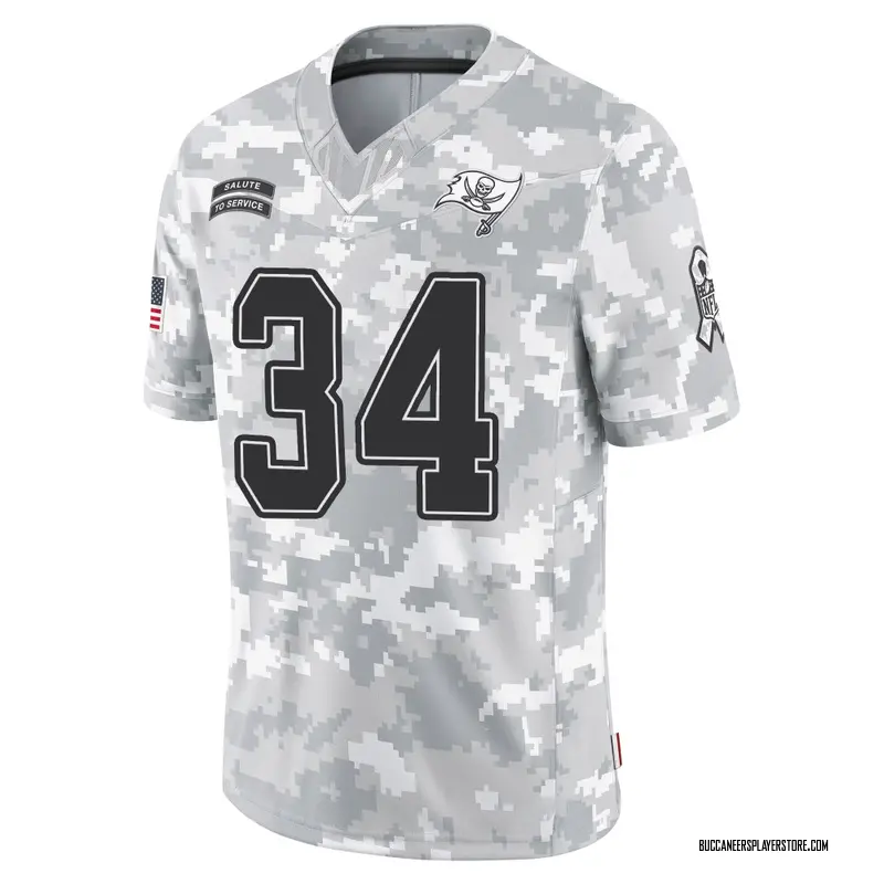 Nike Bryce Hall Tampa Bay Buccaneers Limited Arctic Camo 2024 Salute to Service Jersey - Men's
