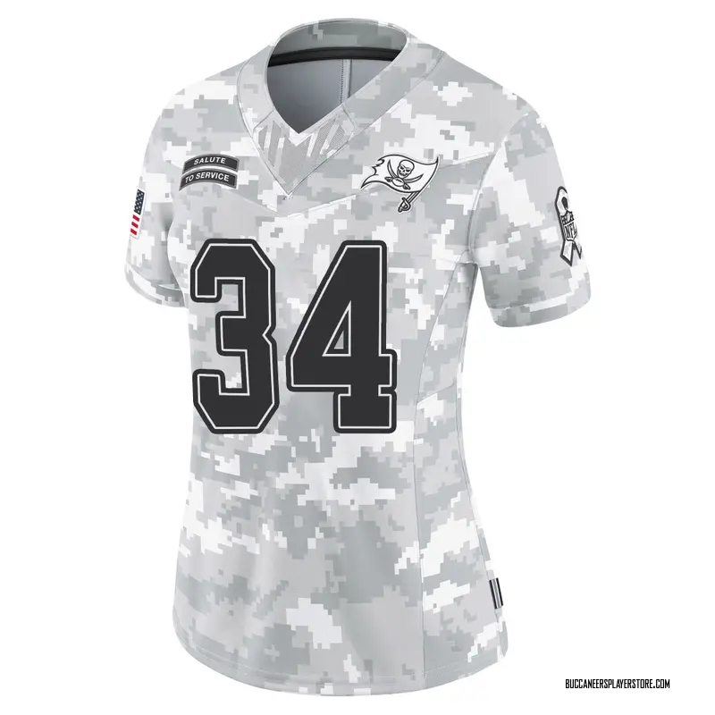 Nike Bryce Hall Tampa Bay Buccaneers Limited Arctic Camo 2024 Salute to Service Jersey - Women's