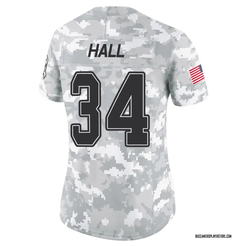 Nike Bryce Hall Tampa Bay Buccaneers Limited Arctic Camo 2024 Salute to Service Jersey - Women's