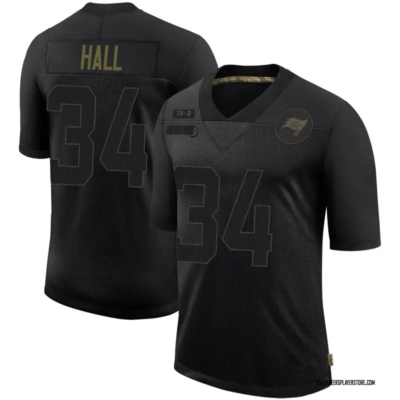 Nike Bryce Hall Tampa Bay Buccaneers Limited Black 2020 Salute To Service Jersey - Men's