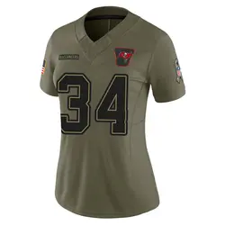 Nike Bryce Hall Tampa Bay Buccaneers Limited Olive 2025 Salute to Service Jersey - Women's