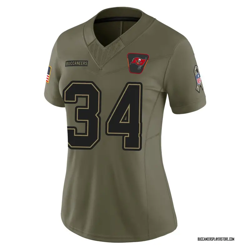 Nike Bryce Hall Tampa Bay Buccaneers Limited Olive 2025 Salute to Service Jersey - Women's