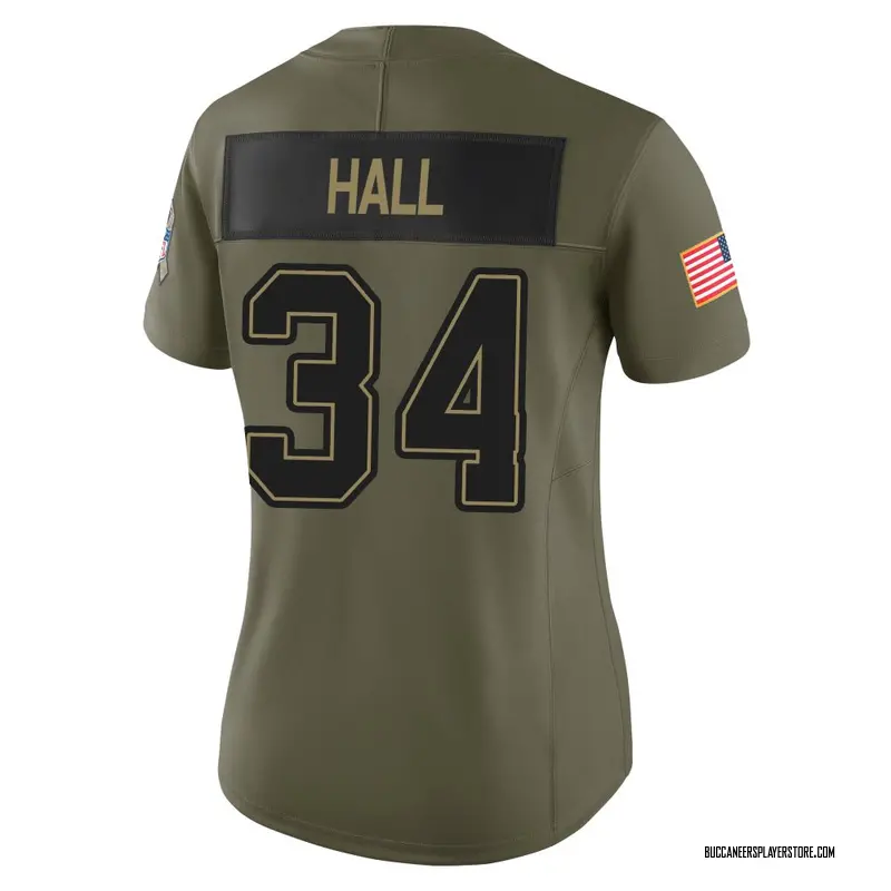 Nike Bryce Hall Tampa Bay Buccaneers Limited Olive 2025 Salute to Service Jersey - Women's