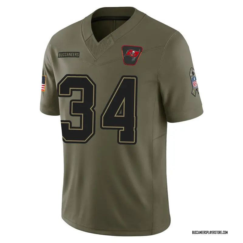 Nike Bryce Hall Tampa Bay Buccaneers Limited Olive 2025 Salute to Service Jersey - Youth