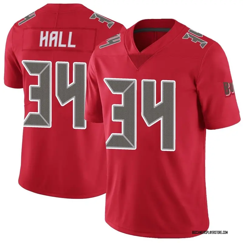 Nike Bryce Hall Tampa Bay Buccaneers Limited Red Color Rush Jersey - Men's