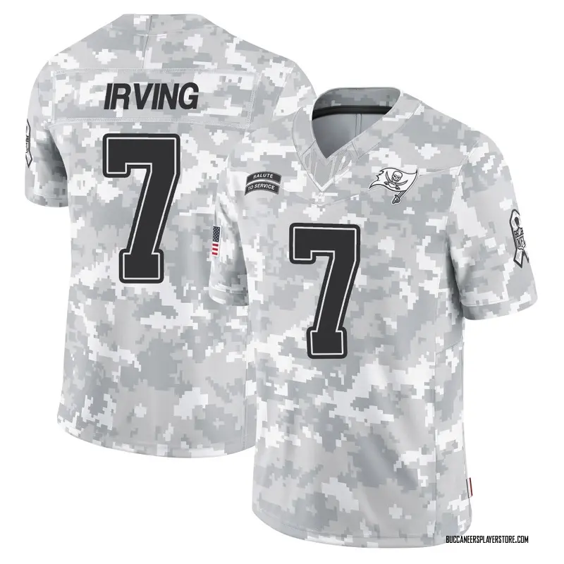 Nike Bucky Irving Tampa Bay Buccaneers Limited Arctic Camo 2024 Salute to Service Jersey - Men's
