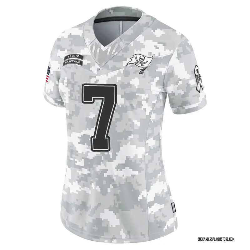 Nike Bucky Irving Tampa Bay Buccaneers Limited Arctic Camo 2024 Salute to Service Jersey - Women's