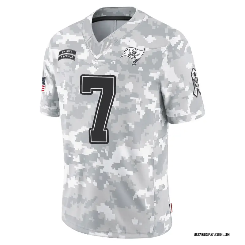 Nike Bucky Irving Tampa Bay Buccaneers Limited Arctic Camo 2024 Salute to Service Jersey - Youth