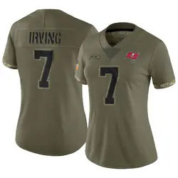 Nike Bucky Irving Tampa Bay Buccaneers Limited Olive 2022 Salute To Service Jersey - Women's