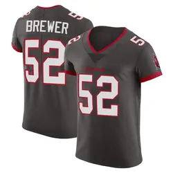 Nike C.J. Brewer Tampa Bay Buccaneers Elite Pewter Alternate Vapor Jersey - Men's