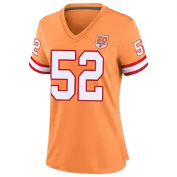 Nike C.J. Brewer Tampa Bay Buccaneers Game Cream sicle 50th Season Jersey - Women's