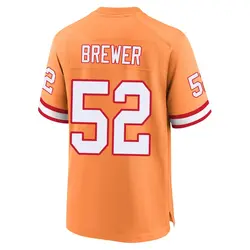 Nike C.J. Brewer Tampa Bay Buccaneers Game Cream sicle 50th Season Jersey - Youth