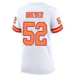 Nike C.J. Brewer Tampa Bay Buccaneers Game White '76 50th Season Jersey - Women's