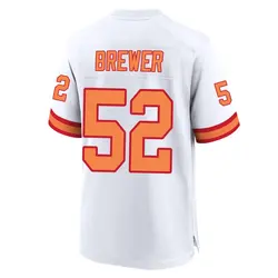 Nike C.J. Brewer Tampa Bay Buccaneers Game White '76 50th Season Jersey - Youth