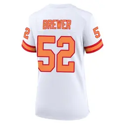 Nike C.J. Brewer Tampa Bay Buccaneers Game White '76 Jersey - Women's