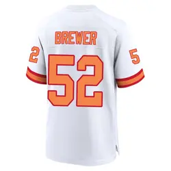 Nike C.J. Brewer Tampa Bay Buccaneers Game White '76 Jersey - Youth