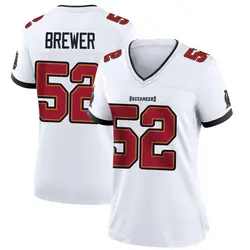 Nike C.J. Brewer Tampa Bay Buccaneers Game White Jersey - Women's