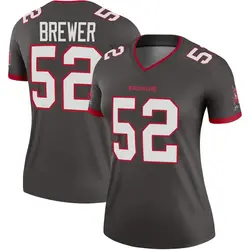 Nike C.J. Brewer Tampa Bay Buccaneers Legend Pewter Alternate Jersey - Women's