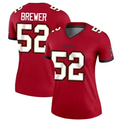 Nike C.J. Brewer Tampa Bay Buccaneers Legend Red Jersey - Women's