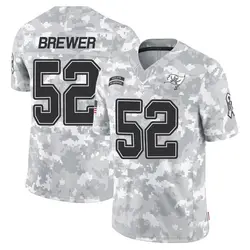 Nike C.J. Brewer Tampa Bay Buccaneers Limited Arctic Camo 2024 Salute to Service Jersey - Youth