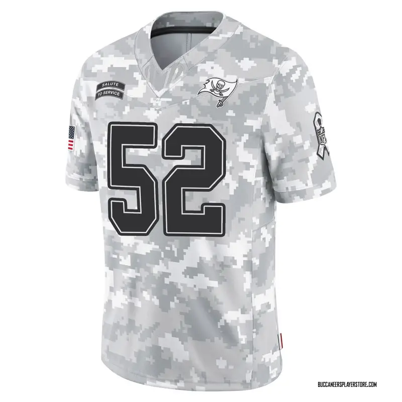 Nike C.J. Brewer Tampa Bay Buccaneers Limited Arctic Camo 2024 Salute to Service Jersey - Youth