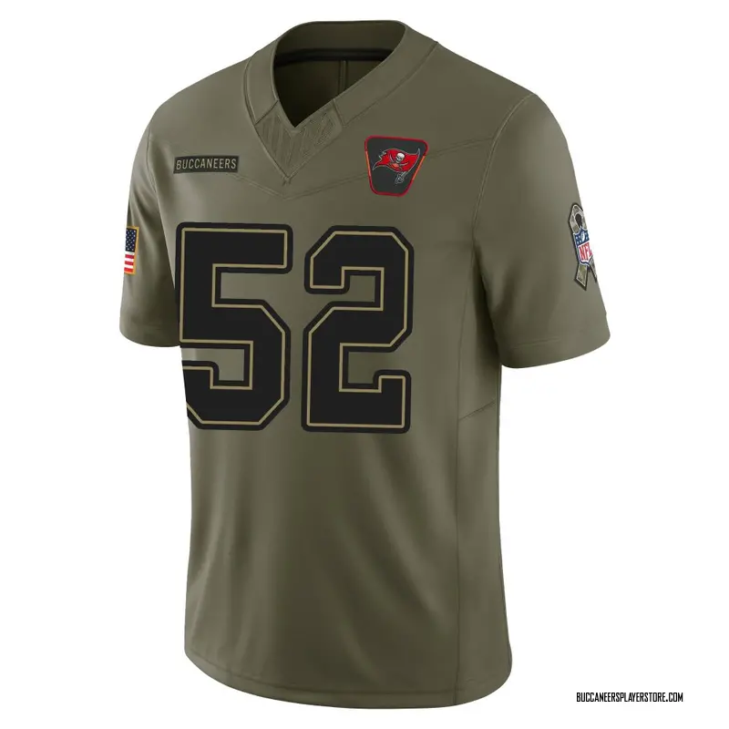Nike C.J. Brewer Tampa Bay Buccaneers Limited Olive 2025 Salute to Service Jersey - Youth
