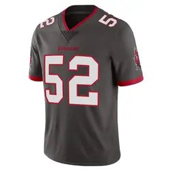 Nike C.J. Brewer Tampa Bay Buccaneers Limited Pewter Alternate Vapor Jersey - Men's