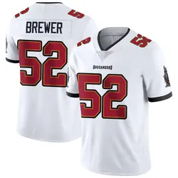 Nike C.J. Brewer Tampa Bay Buccaneers Limited White Vapor Untouchable Jersey - Men's
