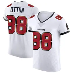 Nike Cade Otton Tampa Bay Buccaneers Elite White Vapor Jersey - Men's