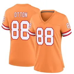 Nike Cade Otton Tampa Bay Buccaneers Game Orange Throwback Jersey - Women's