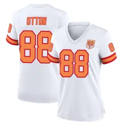 Nike Cade Otton Tampa Bay Buccaneers Game White '76 50th Season Jersey - Women's