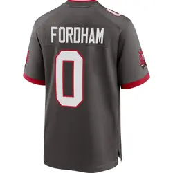 Nike Caden Fordham Tampa Bay Buccaneers Game Pewter Alternate Jersey - Men's