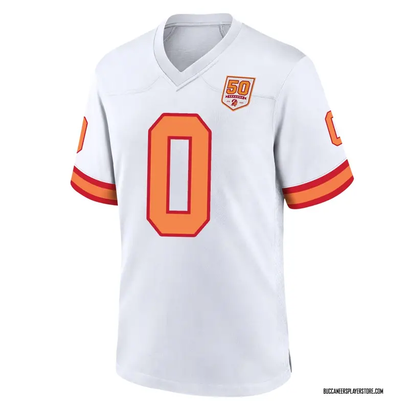 Nike Caden Fordham Tampa Bay Buccaneers Game White '76 50th Season Jersey - Men's