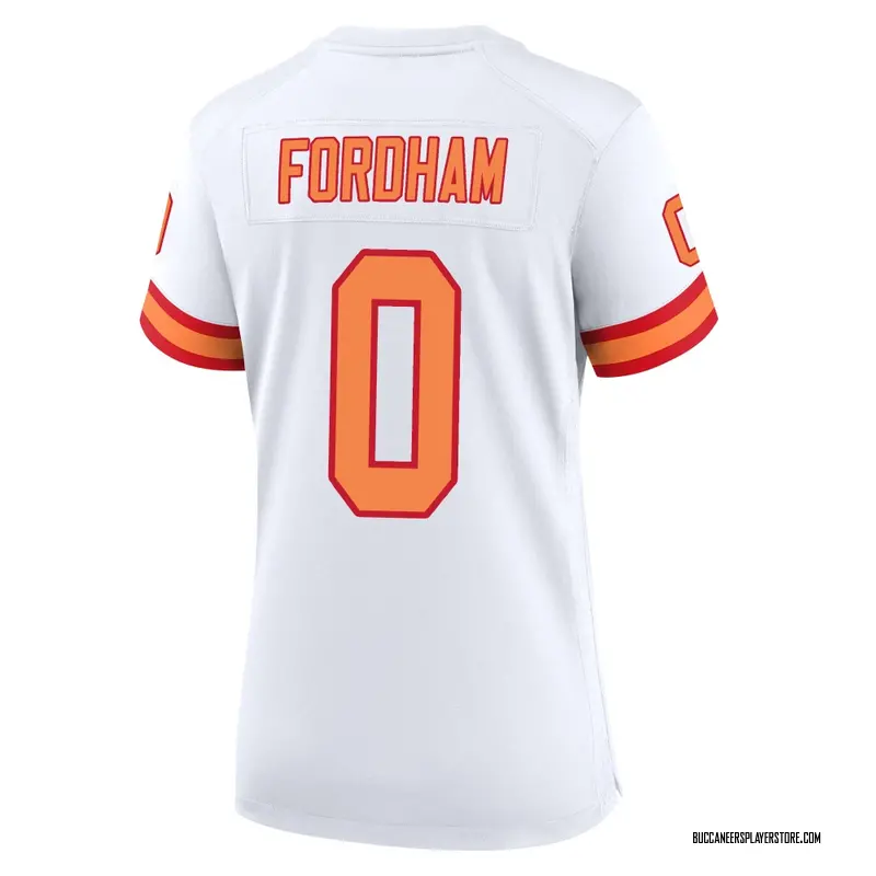 Nike Caden Fordham Tampa Bay Buccaneers Game White '76 50th Season Jersey - Women's