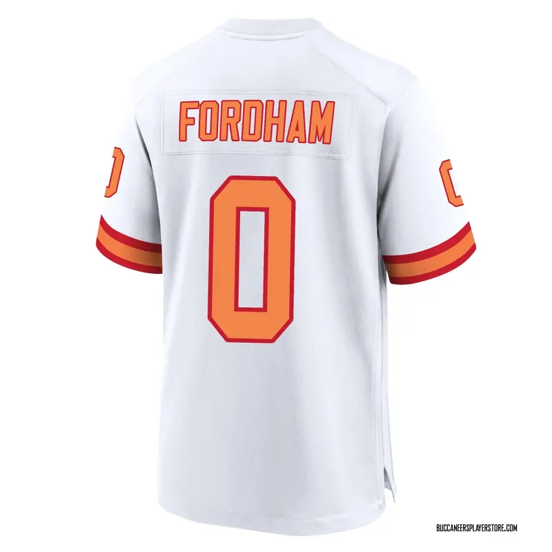 Nike Caden Fordham Tampa Bay Buccaneers Game White '76 50th Season Jersey - Youth