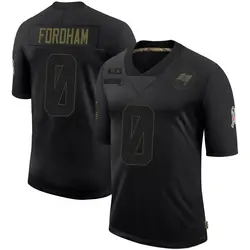 Nike Caden Fordham Tampa Bay Buccaneers Limited Black 2020 Salute To Service Jersey - Youth