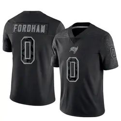 Nike Caden Fordham Tampa Bay Buccaneers Limited Black Reflective Jersey - Youth