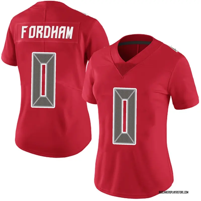 Nike Caden Fordham Tampa Bay Buccaneers Limited Red Team Color Vapor Untouchable Jersey - Women's