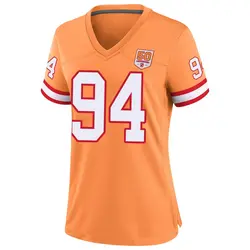 Nike Calijah Kancey Tampa Bay Buccaneers Game Cream sicle 50th Season Jersey - Women's