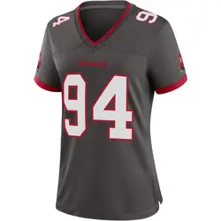Nike Calijah Kancey Tampa Bay Buccaneers Game Pewter Alternate Jersey - Women's