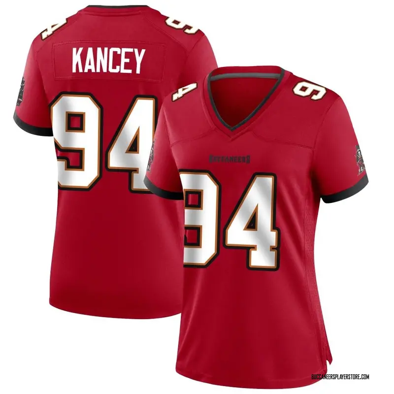 Nike Calijah Kancey Tampa Bay Buccaneers Game Red Team Color Jersey - Women's