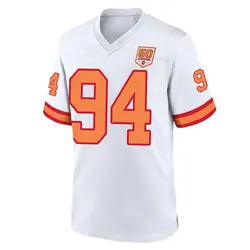 Nike Calijah Kancey Tampa Bay Buccaneers Game White '76 50th Season Jersey - Men's