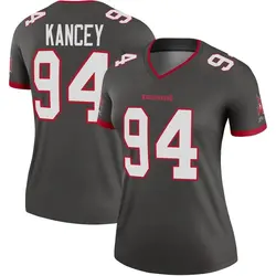 Nike Calijah Kancey Tampa Bay Buccaneers Legend Pewter Alternate Jersey - Women's