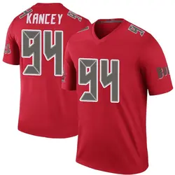 Nike Calijah Kancey Tampa Bay Buccaneers Legend Red Color Rush Jersey - Youth