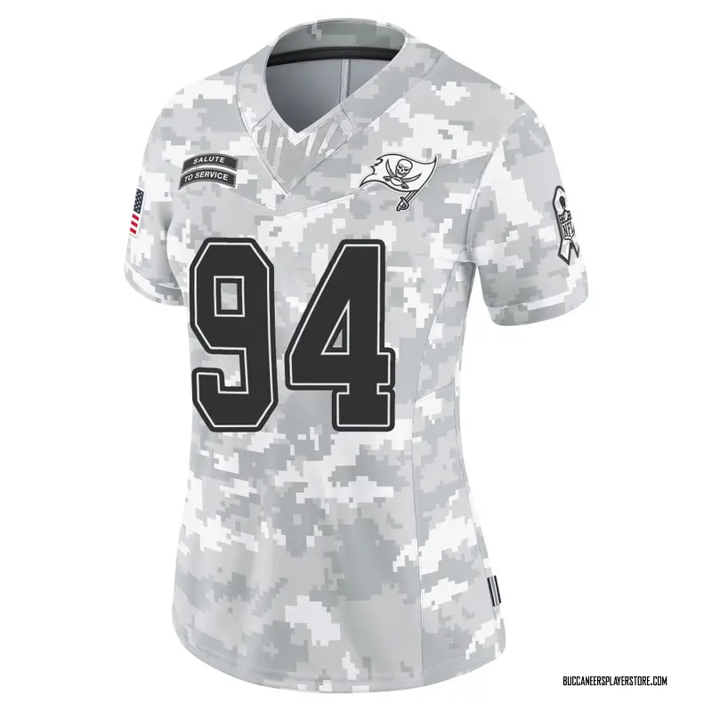 Nike Calijah Kancey Tampa Bay Buccaneers Limited Arctic Camo 2024 Salute to Service Jersey - Women's